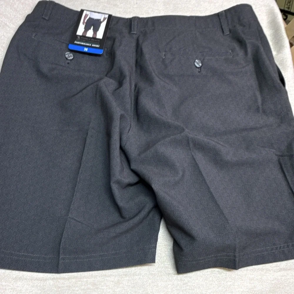 Pebble Beach Men's Golf Shorts Dark Gray Size 36 Athletic Stretch Polyester